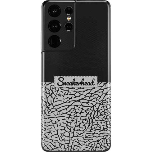 Elephant Print Sneakerhead Black Galaxy S21 Ultra 5G Skin