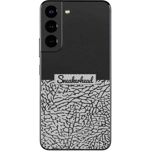 Elephant Print Sneakerhead Black Galaxy S22 Skin