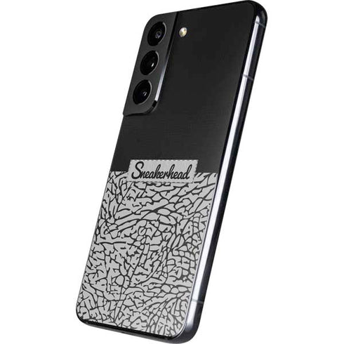 Elephant Print Sneakerhead Black Galaxy S22 Skin