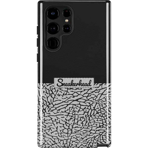 Elephant Print Sneakerhead Black Galaxy S22 Ultra Pro Case