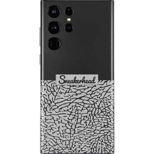 Elephant Print Sneakerhead Black Galaxy S22 Ultra Skin