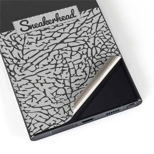 Elephant Print Sneakerhead Black Galaxy S22 Ultra Skin