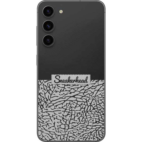 Elephant Print Sneakerhead Black Galaxy S23 Plus Skin