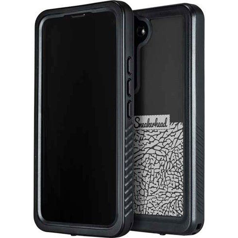 Elephant Print Sneakerhead Black Galaxy S23 Plus Waterproof Case