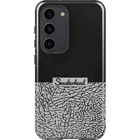 Elephant Print Sneakerhead Black Galaxy S23 Pro Case