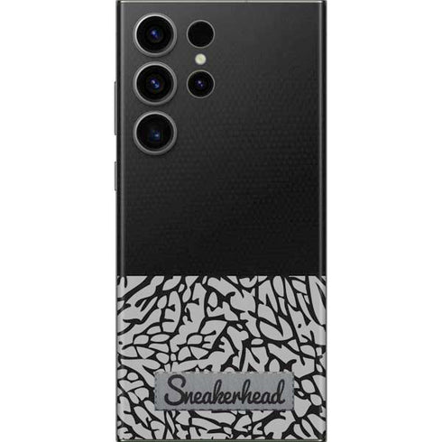 Elephant Print Sneakerhead Black Galaxy S23 Ultra Skin
