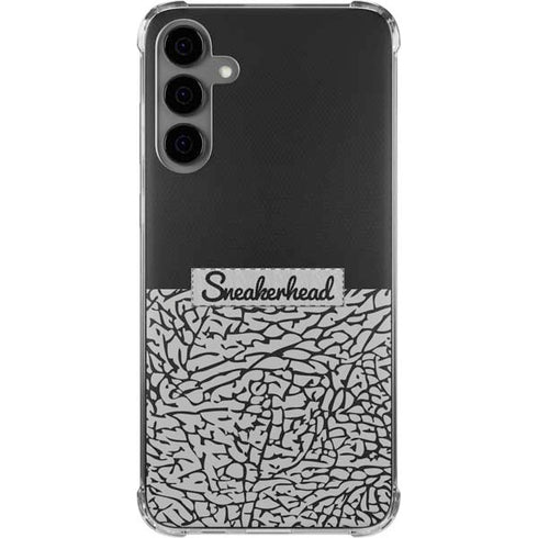 Elephant Print Sneakerhead Black Galaxy S24 Plus Clear Case