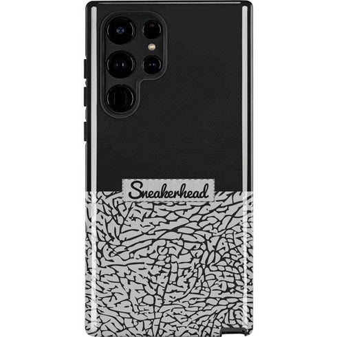 Elephant Print Sneakerhead Black Galaxy S24 Ultra Impact Case