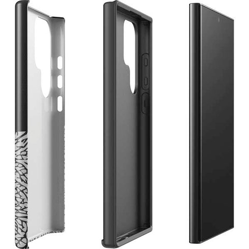 Elephant Print Sneakerhead Black Galaxy S24 Ultra Impact Case