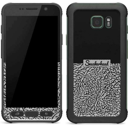 Elephant Print Sneakerhead Black Galaxy S7 Active Skin