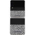 Elephant Print Sneakerhead Black Galaxy Z Flip3 5G Skin