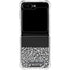 Elephant Print Sneakerhead Black Galaxy Z Flip5 5G Clear Case