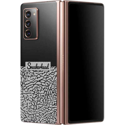 Elephant Print Sneakerhead Black Galaxy Z Fold2 5G Skin