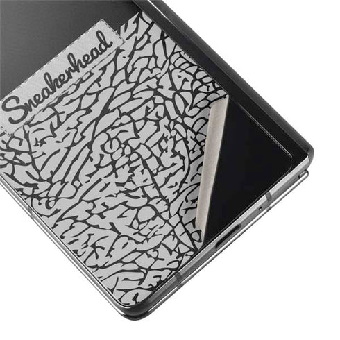 Elephant Print Sneakerhead Black Galaxy Z Fold2 5G Skin