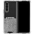 Elephant Print Sneakerhead Black Galaxy Z Fold4 5G Clear Case