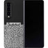 Elephant Print Sneakerhead Black Galaxy Z Fold4 5G Skin