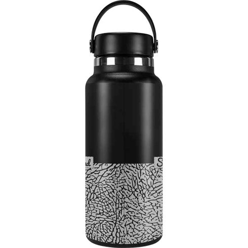 Elephant Print Sneakerhead Black Hydro Flask 32oz Wide Mouth Skin