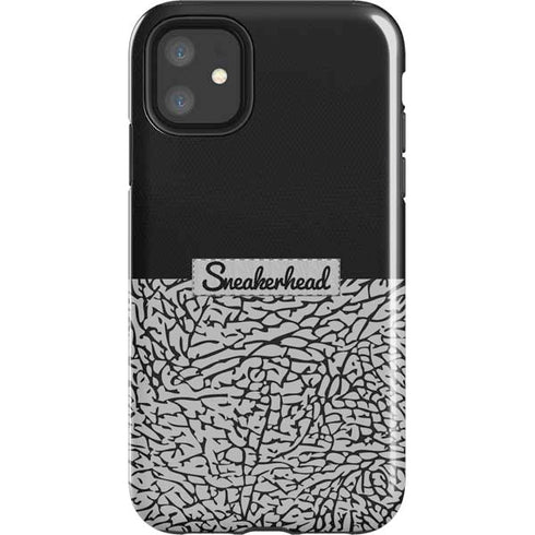 Elephant Print Sneakerhead Black iPhone 11 Impact Case