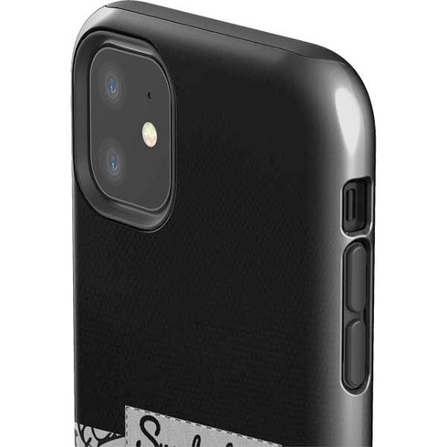 Elephant Print Sneakerhead Black iPhone 11 Impact Case