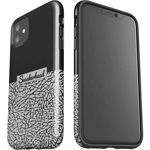 Elephant Print Sneakerhead Black iPhone 11 Impact Case