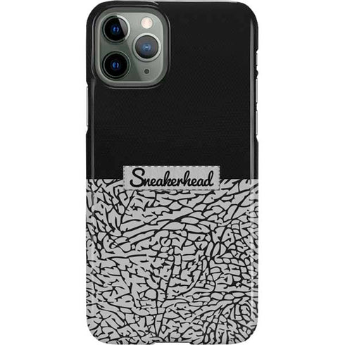 Elephant Print Sneakerhead Black iPhone 11 Pro Lite Case