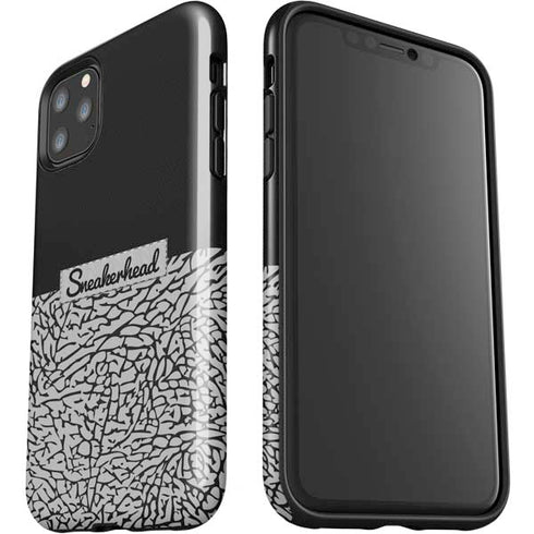 Elephant Print Sneakerhead Black iPhone 11 Pro Max Impact Case