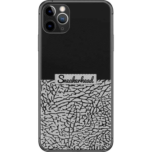 Elephant Print Sneakerhead Black iPhone 11 Pro Max Skin