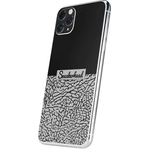 Elephant Print Sneakerhead Black iPhone 11 Pro Max Skin