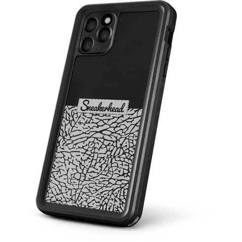 Elephant Print Sneakerhead Black iPhone 11 Pro Max Waterproof Case