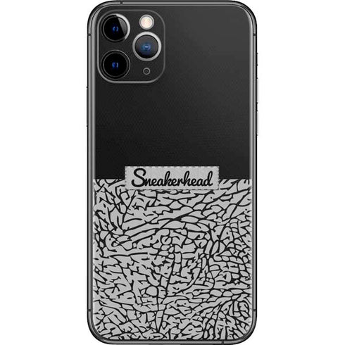 Elephant Print Sneakerhead Black iPhone 11 Pro Skin
