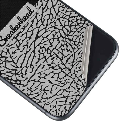 Elephant Print Sneakerhead Black iPhone 11 Skin