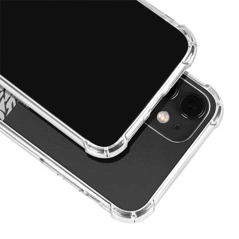 Elephant Print Sneakerhead Black iPhone 12 Clear Case