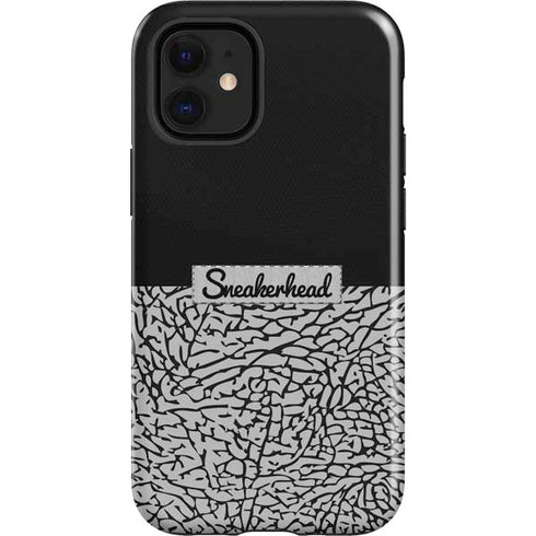 Elephant Print Sneakerhead Black iPhone 12 Mini Impact Case