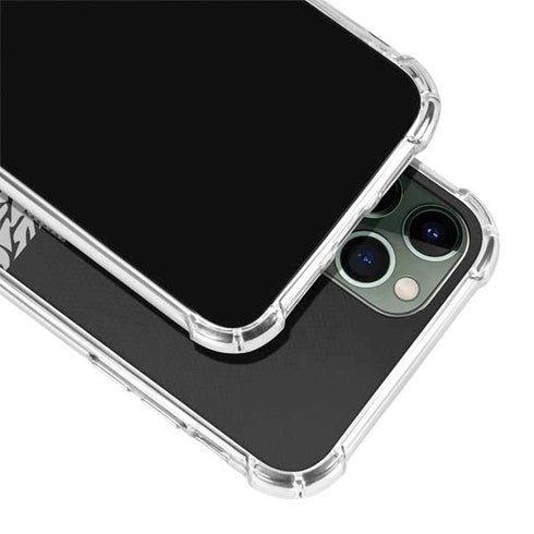 Elephant Print Sneakerhead Black iPhone 12 Pro Clear Case