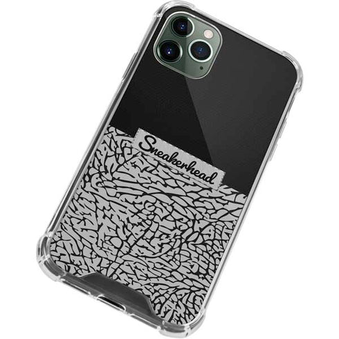 Elephant Print Sneakerhead Black iPhone 12 Pro Clear Case