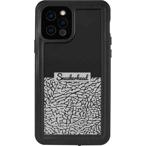 Elephant Print Sneakerhead Black iPhone 12 Pro Waterproof Case