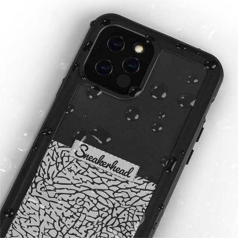 Elephant Print Sneakerhead Black iPhone 12 Pro Waterproof Case