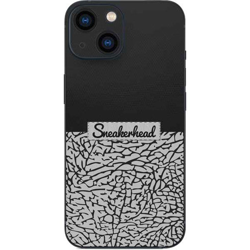 Elephant Print Sneakerhead Black iPhone 13 Mini Skin