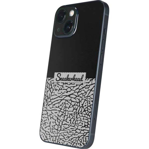 Elephant Print Sneakerhead Black iPhone 13 Mini Skin