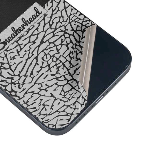 Elephant Print Sneakerhead Black iPhone 13 Mini Skin