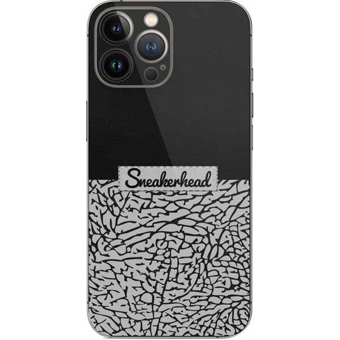 Elephant Print Sneakerhead Black iPhone 13 Pro Max Skin