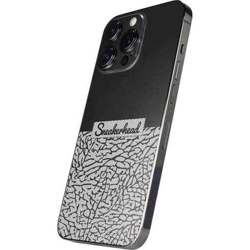 Elephant Print Sneakerhead Black iPhone 13 Pro Skin