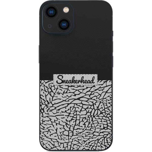 Elephant Print Sneakerhead Black iPhone 13 Skin