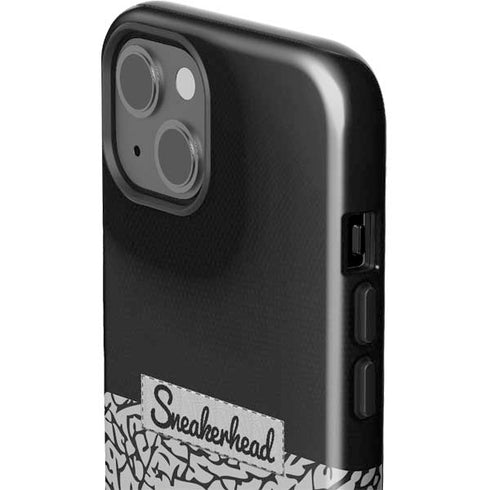 Elephant Print Sneakerhead Black iPhone 15 Plus Impact Case