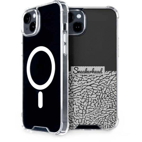 Elephant Print Sneakerhead Black iPhone 15 Plus MagSafe Case