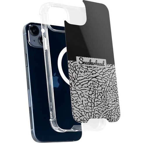 Elephant Print Sneakerhead Black iPhone 15 Plus MagSafe Case