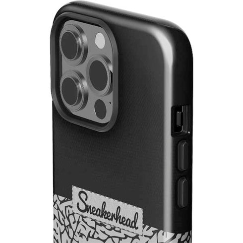Elephant Print Sneakerhead Black iPhone 15 Pro Impact Case