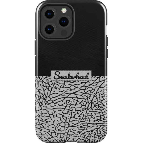 Elephant Print Sneakerhead Black iPhone 15 Pro Max Impact Case