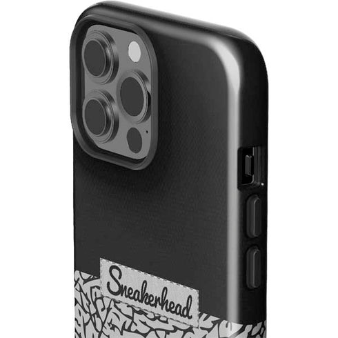 Elephant Print Sneakerhead Black iPhone 15 Pro Max Impact Case