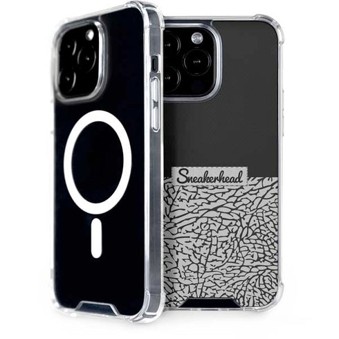 Elephant Print Sneakerhead Black iPhone 15 Pro Max MagSafe Case